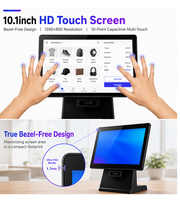 EDOO P1010, Máquina de Verificación de Precios de Autoservicio con Android 11, Pantalla Táctil Capacitiva, Escáner de Código de Barras 2D y Wi-Fi 6