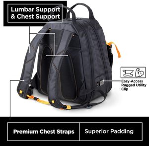 Durable Electrician <b>Tool</b> Backpack Heavy Duty 48 Pockets Modular and Mechanical <b>Tool</b> Set Backpack Durable Electrician <b>Tool</b> <b>Bag</b> - Product Image 4
