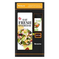 Aangepaste Snack Salade En Steak Wegwerp Lunchdozen Supermarkt Vendlife Automaat Metaal Materiaal