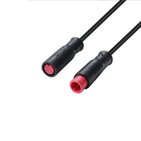 Kabel Konektor Mini-USB 12V Tahan Air PVC Berinsulasi M6 M8 untuk Mobil 2/3/4/6 Pin Steker Jantan Betina
