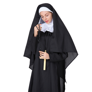 Cosplay Halloween Nonne Robes Robes TV & Film Personnage Jeu de Rôle Costumes pour Femmes Adulte Scène Performance & Drame Costumes - Product Image 2