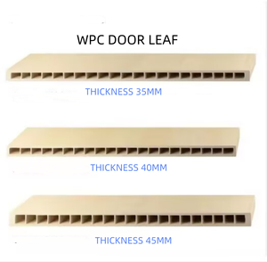 <span class=keywords><strong>Porte</strong></span> en polyme WPC <span class=keywords><strong>PVC</strong></span> moderne, professionnelle, de haute qualité, imperméable, insonorisée, à ouverture latérale, pour chambre et salle de bain, avec vitrage. - Product Image 4