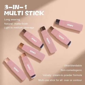 Ulikeke 3 in 1 Custom High Quality Private Label Waterproof Custom Concealer Luxury Foundation Stick - Product Image 1
