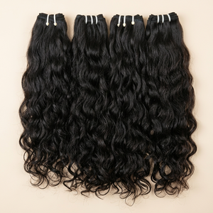 ผมแท้ Smv Hair One Donor คุณภาพดีจากอินเดีย น้ำหนัก 100 กรัม แบบเย็บสองชั้น ราคาสุดคุ้ม ผมสวยที่สุด - Product Image 1