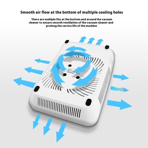 Aspirateur de poussière pour ongles de bureau 60W en plastique ABS, haute puissance, avec repose-main, outil de manucure et d'aspiration pour la beauté - Product Image 5