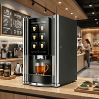 MACAS Pembuat Teh Otomatis Penuh Kelas Komersial dengan Boiler Stainless Steel Tunggal (0.8L) Kontrol Suhu Presisi 12 oz