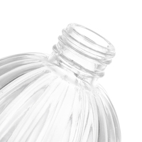 Diffuseur en verre personnalisé en forme de citrouille, petit format, avec bouchon à vis pour portionnement individuel, diffusion de parfum longue durée