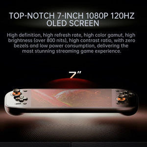 เครื่องเล่นเกมพกพา <span class=keywords><strong>ODIN</strong></span> 2 Portal ระบบ Android 13 พร้อมจอยสติ๊กแบบ Hall Effect หน้าจอ OLED HD ขนาดใหญ่ 7 นิ้ว 120Hz  ความจุ 16+1TB - Product Image 3