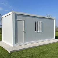 Maison conteneur moderne de 20 pieds à ossature légère en acier, économique, démontable et modulaire, pour usage résidentiel