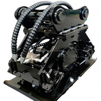 Plaque compacteuse vibrante hydraulique pour excavatrices de 20 tonnes (modèle PC200) avec composant moteur central