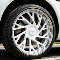 Rines de Aleación Forjados Personalizados de 2 Piezas SL 28x10 30X9.0 30x10, 6x139.7 con Borde Profundo Pulido, Rines de Lujo para SUV de Alto Rendimiento