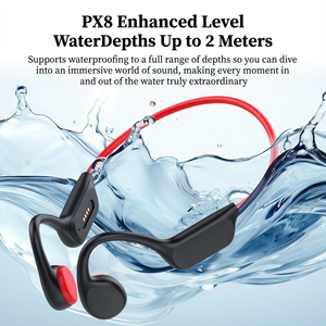 Écouteurs de natation sans fil OEM personnalisés étanches IPX8 pour V6.0, casque à conduction osseuse, stockage 32 Go, sport - Product Image 2