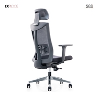 Fauteuil de bureau moderne et confortable pour PDG, chaise de gaming et d'ordinateur avec dossier haut, style malaisien