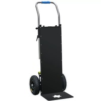 Chariot électrique haute performance pour monter les escaliers avec chenilles en caoutchouc, capacité de charge de 400 kg, pour le transport de marchandises en entrepôt