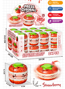 ของเล่นหมุนคลายเครียด รูปแบบการ์ตูน ตัวต่อระเบิด ลูกบอลหมุนกดได้ ของเล่นคลายเครียดสำหรับผู้ใหญ่และเด็ก - Product Image 3