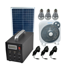 30w 12v Shs Portable <b>Solar</b> Complete Offgrid Kit Appliances <b>System</b> Power Station for Outdoor <b>Lighting</b> YF-LP-100W <b>Solar</b> Kit - Product Image 1