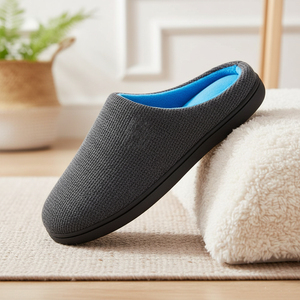 Pantuflas de Interior para <span class=keywords><strong>Hombre</strong></span>, <span class=keywords><strong>Originales</strong></span>, de Algodón, con Punta Redonda, Entresuela de Algodón y Suela de Goma, Ligeras y Cómodas - Product Image 3