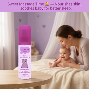 Aceite de Masaje para Bebés de Marca Propia, Fórmula Ligera y No Grasa, con Aceites de Oliva, Chía y Almendras Dulces para Bebés de 0 a 3 Meses, Productos para Bebés - Product Image 3