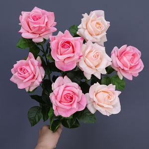 <span class=keywords><strong>Fleur</strong></span> en soie réaliste Mary <span class=keywords><strong>Rose</strong></span> artificielle faite à la main exquise pour l'élégance éternelle livraison rapide - Product Image 4