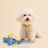 Pochette Distributrice de Sacs à Déjections Canines en Cuir PU Cylindrique Mignonne – Accessoire pour Animaux de Compagnie pour la Promenade en Extérieur
