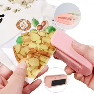 8230599 Portable Sealer Plastic Package Storage Bag Mini Sealing Machine Handy Sticker and Seals for Food Snack