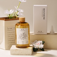 Flacon de recharge de diffuseur à bâtonnets de luxe 500ml 1000ml Grande capacité Parfum Gardénia Longue durée pour Hôtel Maison Bureau et Mariage XXL