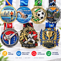 Médaille de sport 3D personnalisée pour l'extérieur, frappée à l'ancienne, pour cricket, rugby, golf, en or antique, pour la reconnaissance des tournois de club - Fournisseur