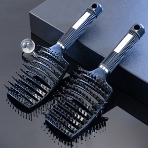 Wide Tooth <b>Comb</b> Large Gradient Blue Purple ABS Plastic Massage Hair Styling Volumizing Home Use - Product Image 2