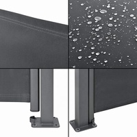 Auvent latéral rétractable en aluminium, pour balcon extérieur, à vendre, livraison gratuite