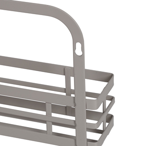 Keuken 2 Tier Metalen Platte Draad Muur Gemonteerd Opknoping Aanrecht Kruiderij Stevig Metalen Opbergrek - Product Image 5