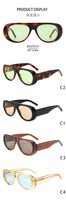 Lunettes de soleil rétro en acétate effet écaille, monture intégrale légère, verres CR39 UV400, OEM ODM, pour hommes et femmes