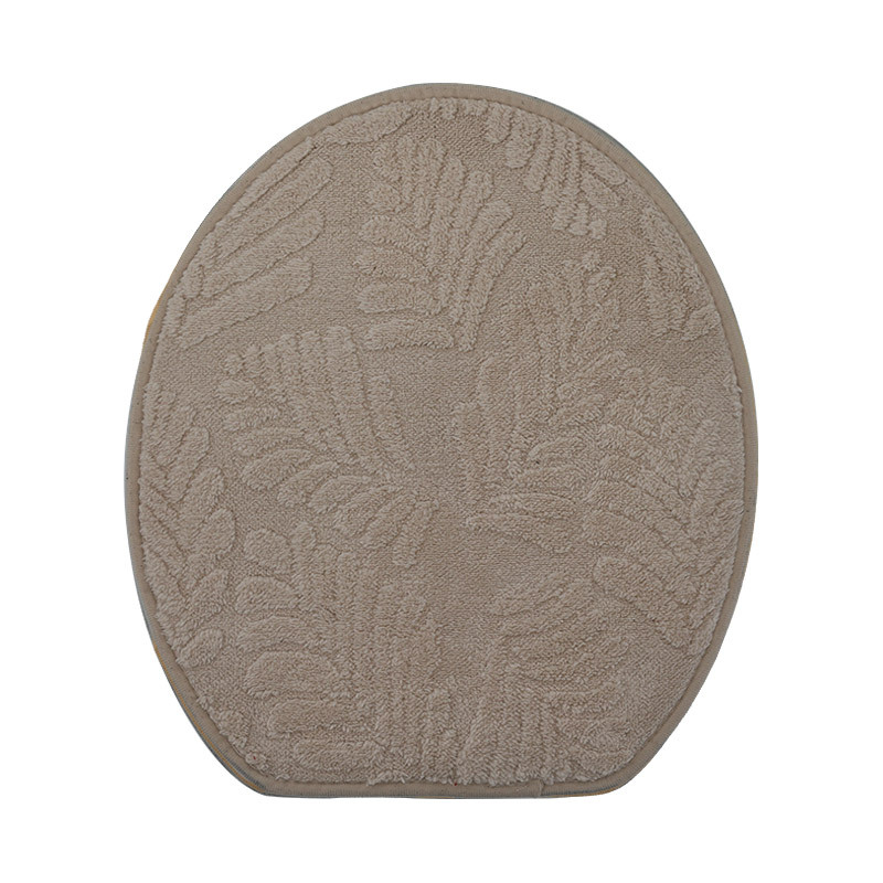 Coperchio in cashmere jacquard-Marrone chiaro