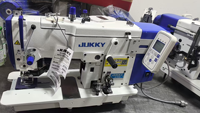 Machine à coudre industrielle à entraînement direct haute vitesse JUKKY JK-781D pour la confection de vêtements, point noué droit, boutonnière, offre spéciale pour l'habillement
