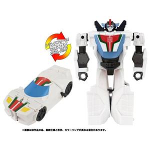 <span class=keywords><strong>TAKARA</strong></span> <span class=keywords><strong>TOMY</strong></span> Transformers EarthSpark ESS-06 Wheeljack Spinch Change Spin Changer Action Figure 2-in-1 หุ่นยนต์ของเล่นของเล่นเด็ก - Product Image 2