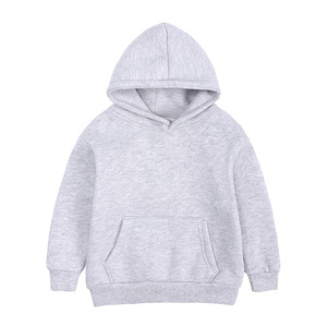 Qingli OEM özel fabrika özelleştirilmiş kızlar Hoodie kış çocuklar için rahat katı kazak kazak giyim - Product Image 6