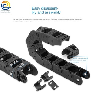 जिकियांग मानक इंजीनियरिंग नायलॉन ड्रैग चेन सूक्ष्म यांत्रिक थ्रेडिंग प्लास्टिक पुल और मशीन उपकरण के लिए टैंक चेन - Product Image 3