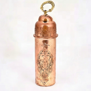 Botella de Agua de Cobre con Diseño Grabado a Mano, Elegante y Ecológica para Hidratación Diaria, Yoga, Gimnasio, Viajes y Regalos - Product Image 1
