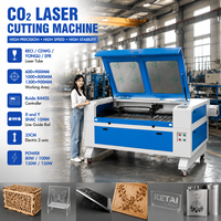 Machine de gravure laser 1390 100W CO2 pour découpe et gravure sur acrylique, bois, cuir, tissu
