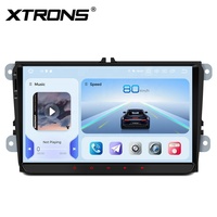 Autoradio Android de 9 Pulgadas para VW/Skoda/Seat, Qualcomm 665, 8+256GB, QLED IPS HD, Salida Óptica RCA, Sonido DTS, CE-XTRONS