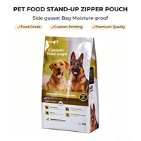 Herbruikbare, opstaande zipzak van monofilament voor huisdierensnoepjes, granola, ontbijtgranen, gedroogd fruit en voedselverpakkingen.