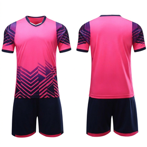 Maillot de football respirant à manches courtes été 2025 bleu et blanc – Tenues de football premium - Product Image 1