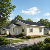 Villa de luxe modulaire préfabriquée en acier léger avec design 3D professionnel, maison conteneur préfabriquée, villas à vendre