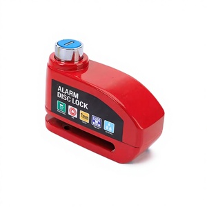 Verrou de frein à disque <span class=keywords><strong>antivol</strong></span> à 6 couleurs en alliage d'aluminium pour vélo, moto, scooter, avec alarme et 2 clés - Product Image 4