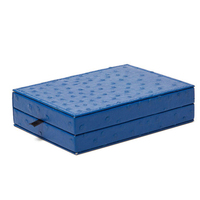 Ensemble de cartes de poker en cuir PU de luxe personnalisé, boîte de rangement pour cartes à jouer double jeu, vente en gros