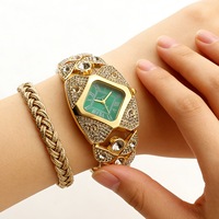 Montre décontractée écologique à quartz avec bracelet en alliage et diamants, design féminin, fabrication OEM WW2617