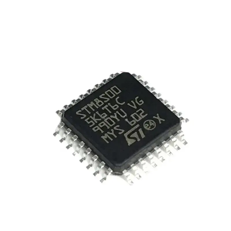 EParthubオリジナルの新しいSTM8S005K6T6C LQFP-32 16MHz/32KBフラッシュメモリ/8ビットマイクロコントローラーMCUICチップ