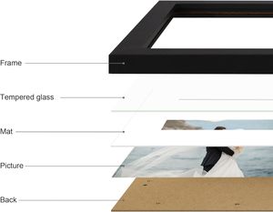 Wholesale Creative Eco-Friendly Custom Size Handmade Durable Photo <b>Frames</b> 12 Colors MDF Wood <b>4x6</b>-24x36 Inches A3/A4/A5 - Product Image 2