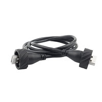 Konektor Kabel Tahan Air Lshitech Industrial M20.8mm USB 2.0 Male Female untuk Pengisian Daya dan Transmisi Data untuk Penerbangan