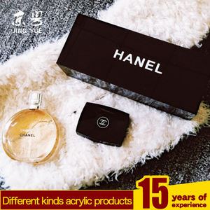 Custom Black Luxury Modern Eco-Friendly PMMA Acrylic Makeup Organizer Storage Box 1 Grids <b>Dividers</b> Holder Cosmetics Recyclable - Product Image 3