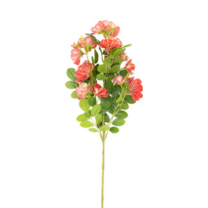 Elegante Flor de Rododendro Artificial de una Sola Rama para Exhibiciones en Tiendas, Arreglos para Exteriores, Decoración de Mesitas de Noche en B&B; Moderna y Ideal para Instagram - Product Image 1